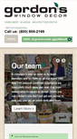 Mobile Screenshot of gordonswindowdecor.com
